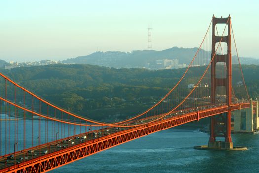 Scenic view of Golden Gate bridge, San Francisco, California, U.S.A.