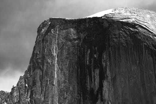 Low angle view of a mountain, Half Dome, Yosemite Valley, Yosemite National Park, California, USA