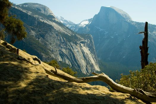 Granite dome, Half Dome, Yosemite Valley, Yosemite National Park, California, USA