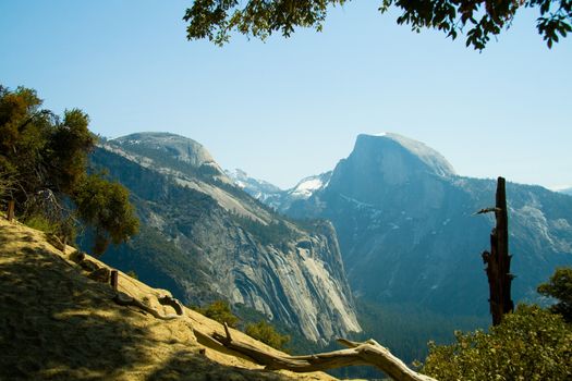 Granite dome, Half Dome, Yosemite Valley, Yosemite National Park, California, USA