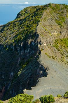 High angle view of a volcano, Irazu, Volcan Irazu National Park, Costa Rica