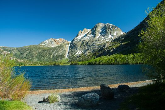 Scenic view of June Lake Loop near to Yosemite Tioga Pass, Yosemite National Park, California, U.S.A.