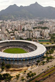 The Estadio do Maracana is an open-air stadium in Rio de Janeiro, Brazil.