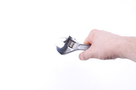 wrench isolated on a white background