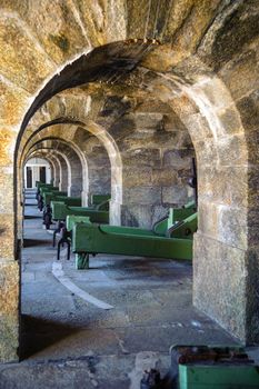 Archway in a fortress, Santa Cruz Fortress, Guanabara Bay, Niteroi, Rio de Janeiro, Brazil
