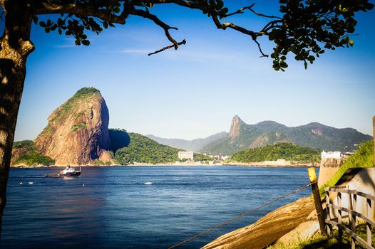 Guanabara Bay with Sugarloaf Mountain in the background, Rio De Janeiro, Brazil