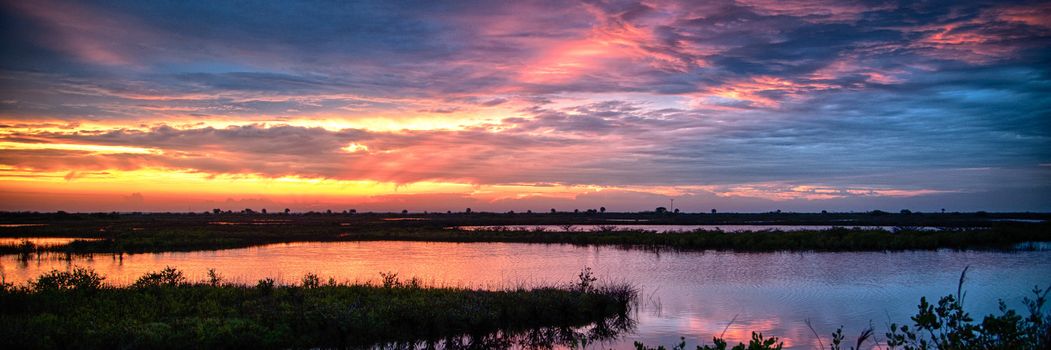 Sunset at Merritt Island, Brevard County, Florida, USA
