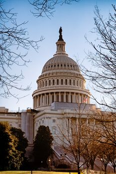 The United States Capitol building in Washington DC.