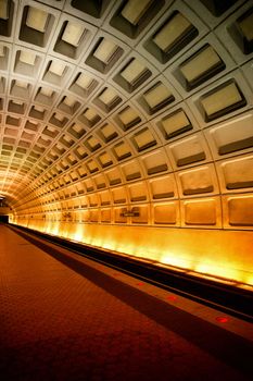 A subway station in Washington DC.