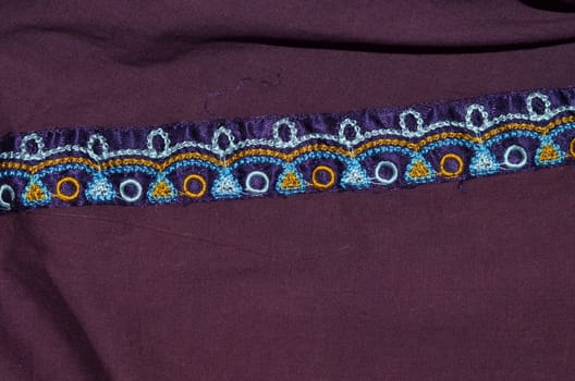 indian fabric detail