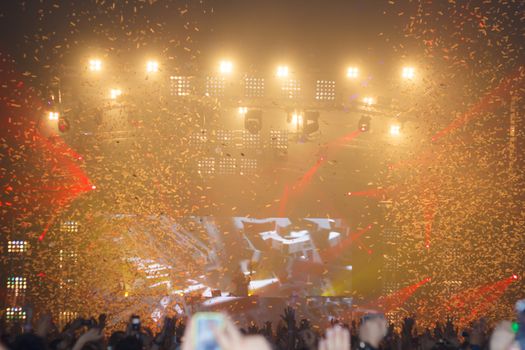 BANGKOK - DECEMBER 9 : STEVE AOKI  show at  808 FESTIVAL 2013, a super-charged international beat buffet that is set to rock the ears dancing feet of Bangkok, Thailand.