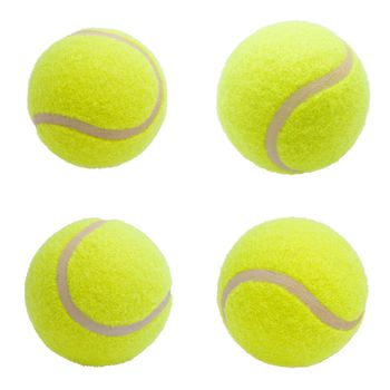 Nice Tennis balls isolated on white background