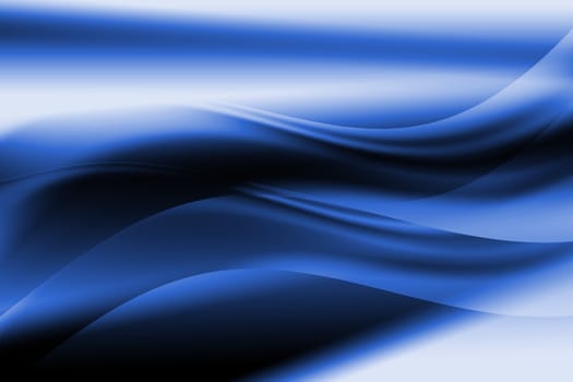 Blue abstract curve and line background