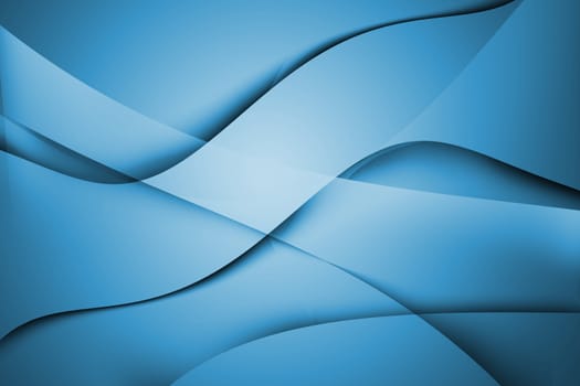 Abstract wavy blue background