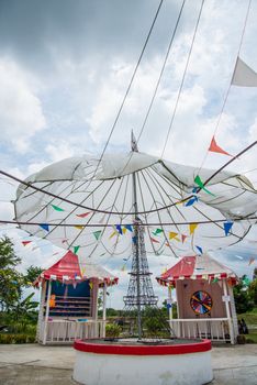 The temple festival in the country of Thailand.