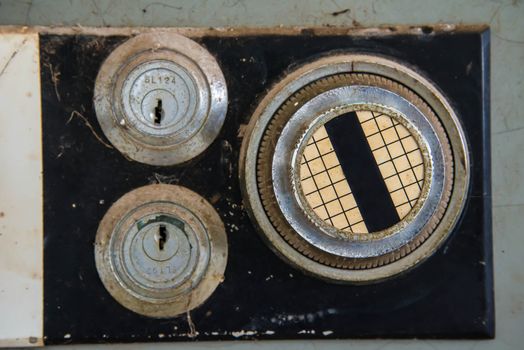 Old safe to store valuable possessions in the home.