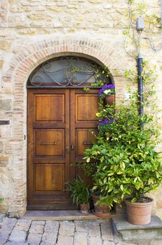 lovely tuscan doors, Volterra, Italy