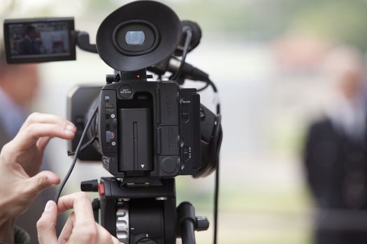 Covering an event with a video camera