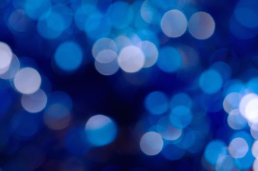 Blue blur christmas background