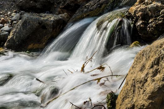 Waterfall on a small river