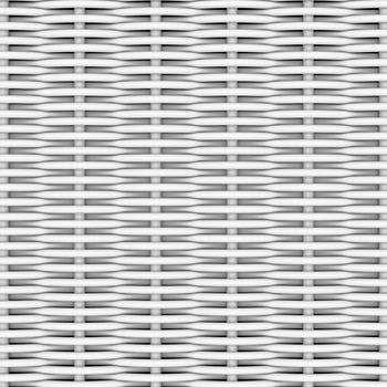 White woven rattan. Decor background. The 3d render