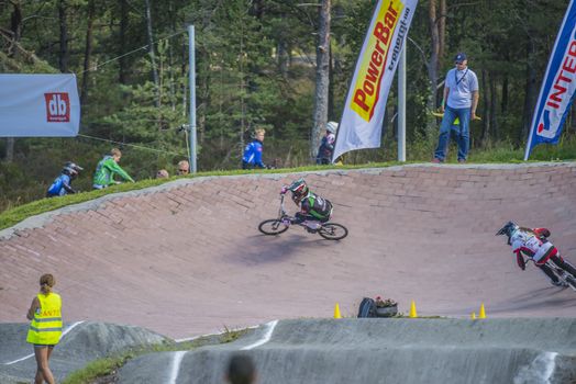 The fifth round of the Norway Cup in BMX was held in Raade (R��de), Norway.  The images are shot 24 August 2013.