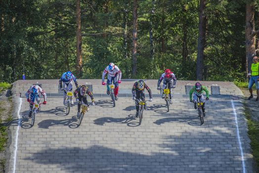 The fifth round of the Norway Cup in BMX was held in Raade (R��de), Norway.  The images are shot 24 August 2013.