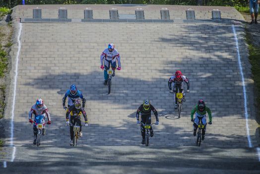 The fifth round of the Norway Cup in BMX was held in Raade (R��de), Norway.  The images are shot 24 August 2013.