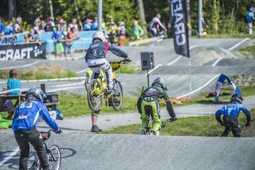 The fifth round of the Norway Cup in BMX was held in Raade (R��de), Norway.  The images are shot 24 August 2013.