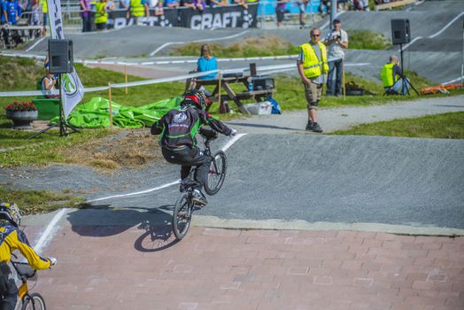The fifth round of the Norway Cup in BMX was held in Raade (R��de), Norway.  The images are shot 24 August 2013.
