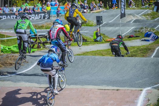 The fifth round of the Norway Cup in BMX was held in Raade (R��de), Norway.  The images are shot 24 August 2013.