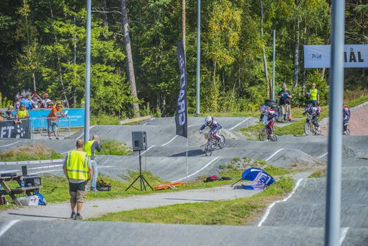 The fifth round of the Norway Cup in BMX was held in Raade (R��de), Norway.  The images are shot 24 August 2013.