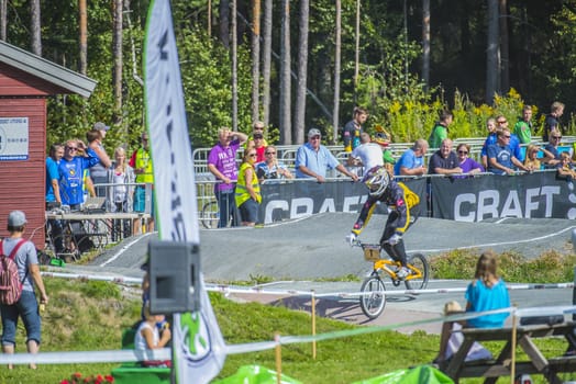 The fifth round of the Norway Cup in BMX was held in Raade (R��de), Norway.  The images are shot 24 August 2013.