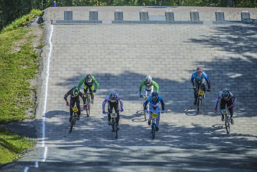 The fifth round of the Norway Cup in BMX was held in Raade (R��de), Norway.  The images are shot 24 August 2013.