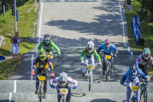 The fifth round of the Norway Cup in BMX was held in Raade (R��de), Norway.  The images are shot 24 August 2013.