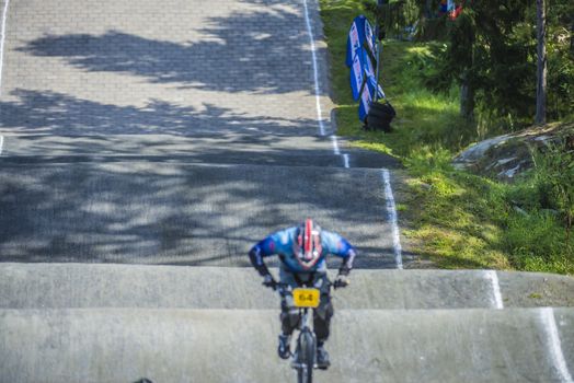 The fifth round of the Norway Cup in BMX was held in Raade (R��de), Norway.  The images are shot 24 August 2013.