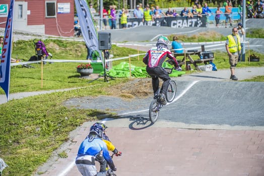 The fifth round of the Norway Cup in BMX was held in Raade (R��de), Norway.  The images are shot 24 August 2013.