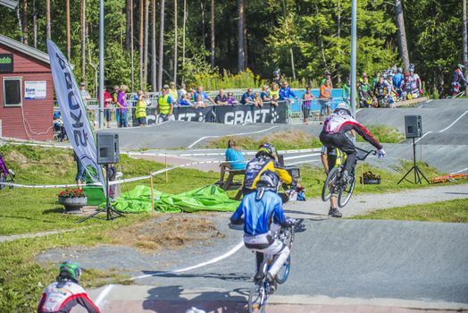 The fifth round of the Norway Cup in BMX was held in Raade (R��de), Norway.  The images are shot 24 August 2013.