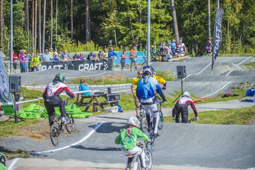 The fifth round of the Norway Cup in BMX was held in Raade (R��de), Norway.  The images are shot 24 August 2013.