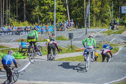 The fifth round of the Norway Cup in BMX was held in Raade (R��de), Norway.  The images are shot 24 August 2013.