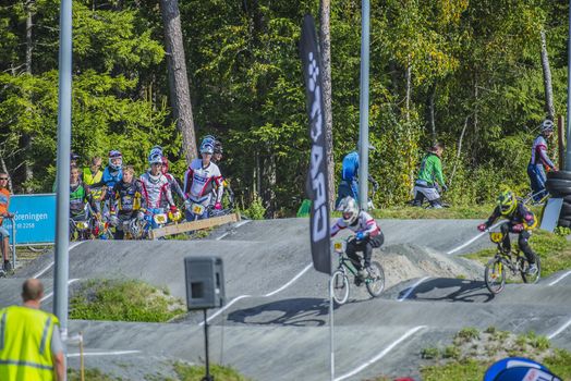 The fifth round of the Norway Cup in BMX was held in Raade (R��de), Norway.  The images are shot 24 August 2013.