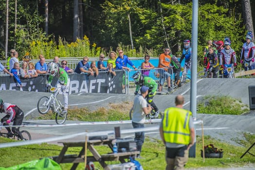 The fifth round of the Norway Cup in BMX was held in Raade (R��de), Norway.  The images are shot 24 August 2013.