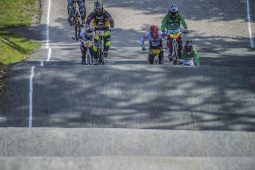 The fifth round of the Norway Cup in BMX was held in Raade (R��de), Norway.  The images are shot 24 August 2013.