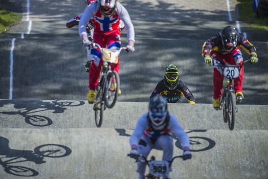 The fifth round of the Norway Cup in BMX was held in Raade (R��de), Norway.  The images are shot 24 August 2013.