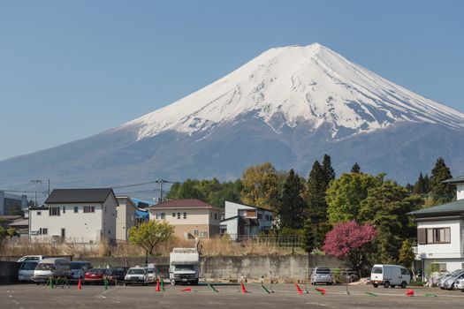 Mt Fuji with city view