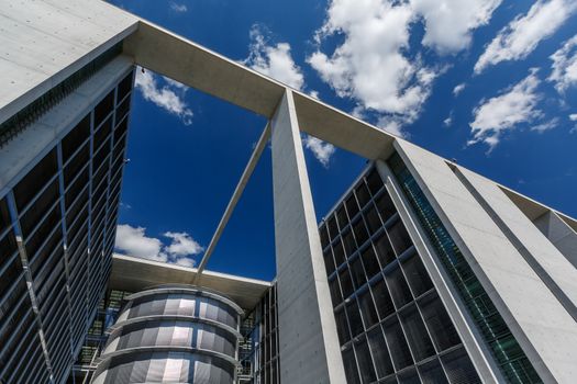 German Chancellery (Bundeskanzleramt) Building near Reichstag in Berlin, Germany