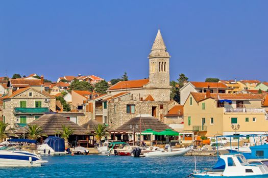 Summer view of Pakostane waterfront in Dalmatia, Croatia