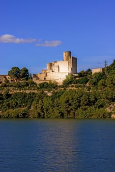 Castellet i la Gornal monument indexed in the Catalan heritage register near Barcelona, Spain