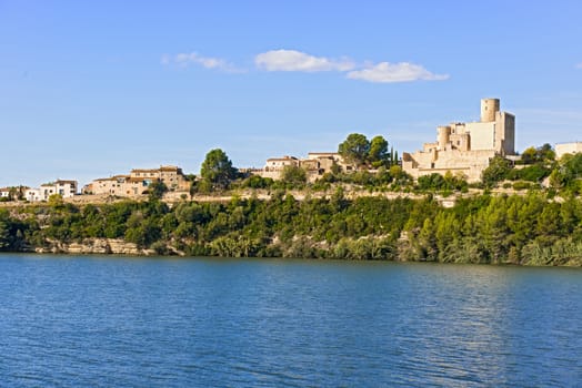 Castellet i la Gornal monument indexed in the Catalan heritage register near Barcelona, Spain