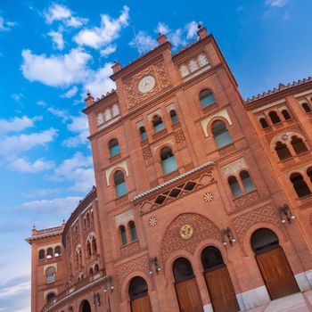 Bullring in Madrid, Las Ventas, situated at Plaza de torros. It is the bigest bullring in Spain.